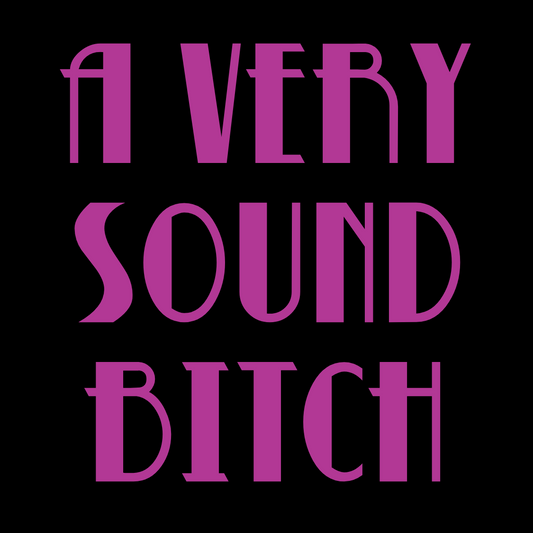 A Very Sound Bitch - Canvas Shopping Bag