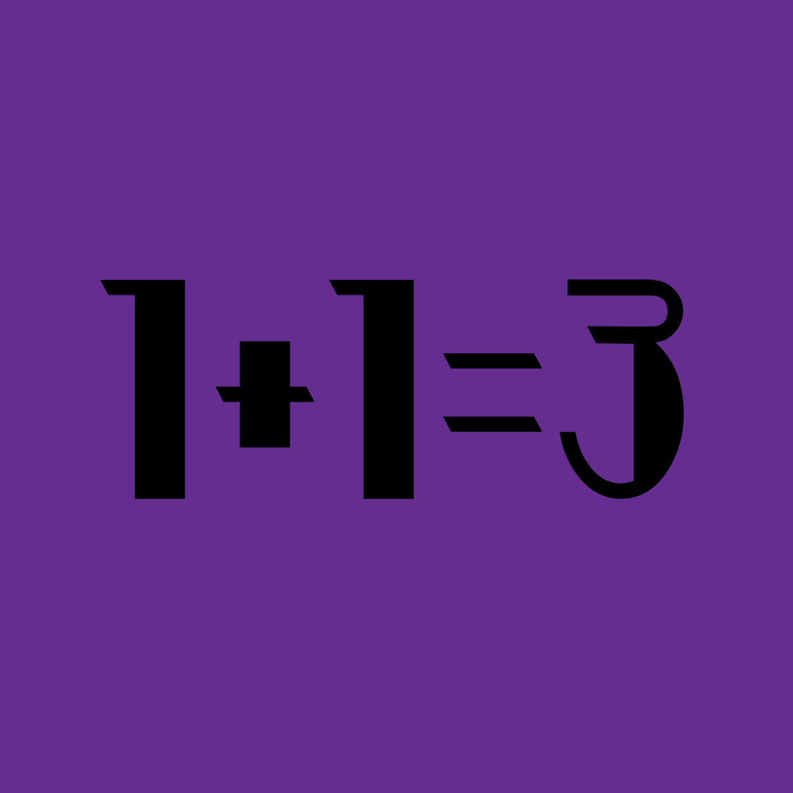 1+1=3 - Tote Bag