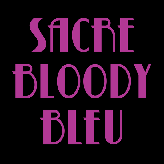 Sacre Bloody Bleu - Canvas Shopping Bag