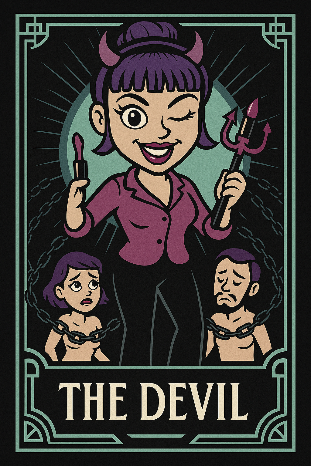The Devil Tarot - Yoga Bag