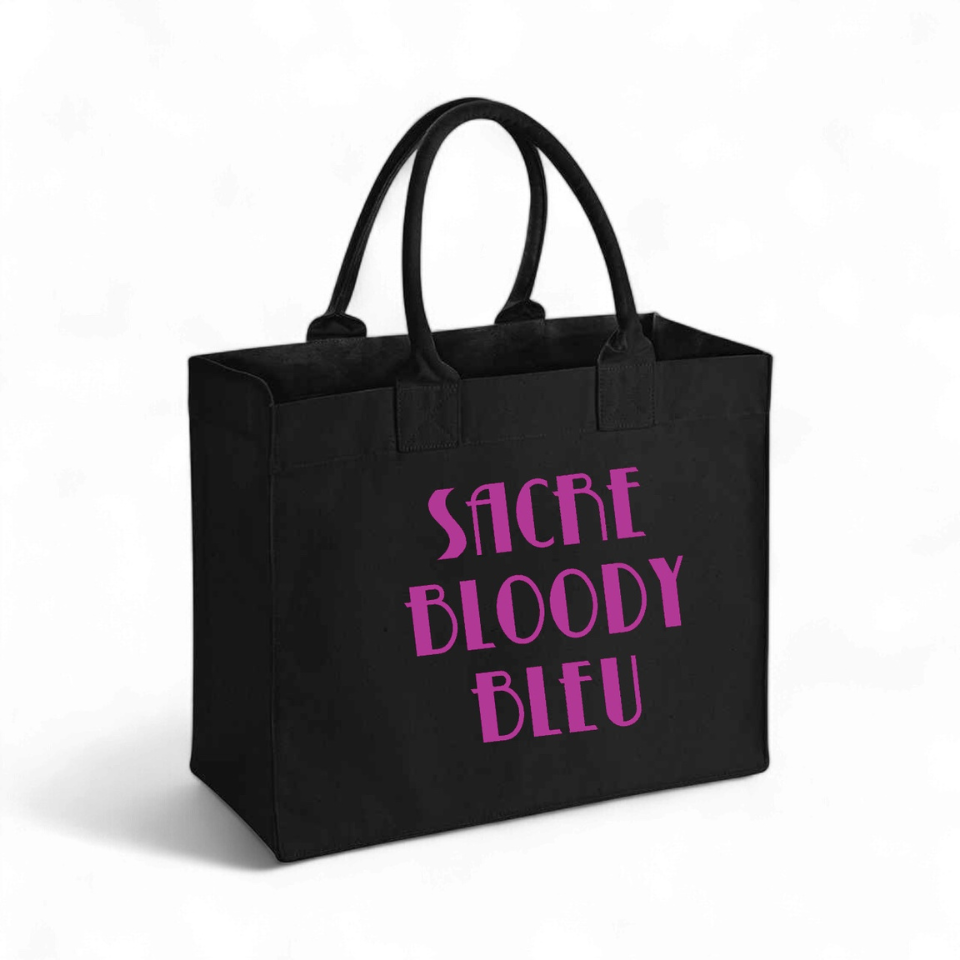 Sacre Bloody Bleu - Canvas Shopping Bag